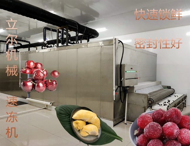 果蔬類盤凍隧道式速凍機